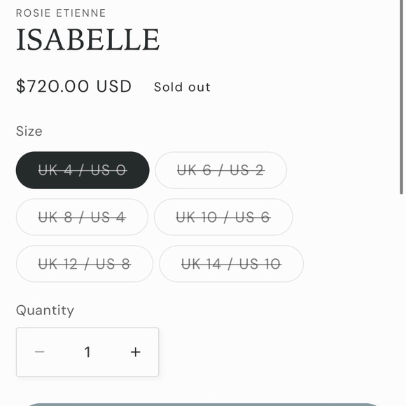 Rosie Etienne Bridal Isabelle Dress - Picture 4 of 4